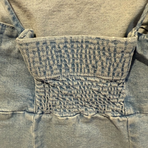 Zara Blue Spaghetti Strap Sheath Mini Dress - Picture 4 of 5